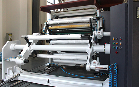 Impresoras de huecograbado, eje de línea mecánica